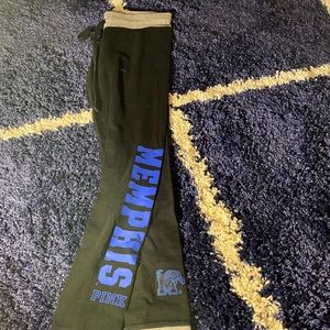 University of Memphis PINK leggings